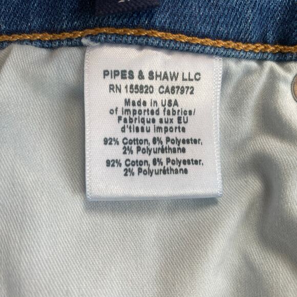 Veronica Beard Carson Ankle Kick Flare Jeans Sz 28 Bright Blue Stretch High Rise - Picture 7 of 8